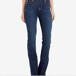 !!SALE!! NWT 7 For All Mankind Kimmi  Bootcut  low rise dark blue jeans Size 28